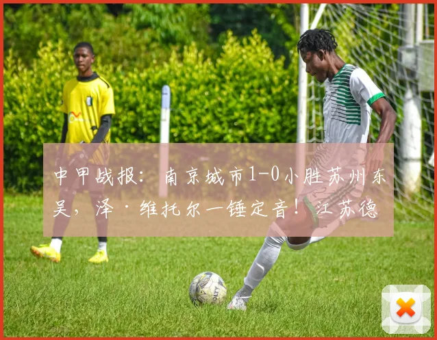 中甲战报：南京城市1-0小胜苏州东吴，泽·维托尔一锤定音！江苏德比火药味十足，附赛后分析与两队最新积分榜